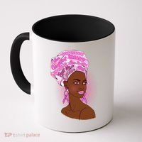 Fight Like A Queen Breast Cancer Awareness Coffee Mug thumb 0