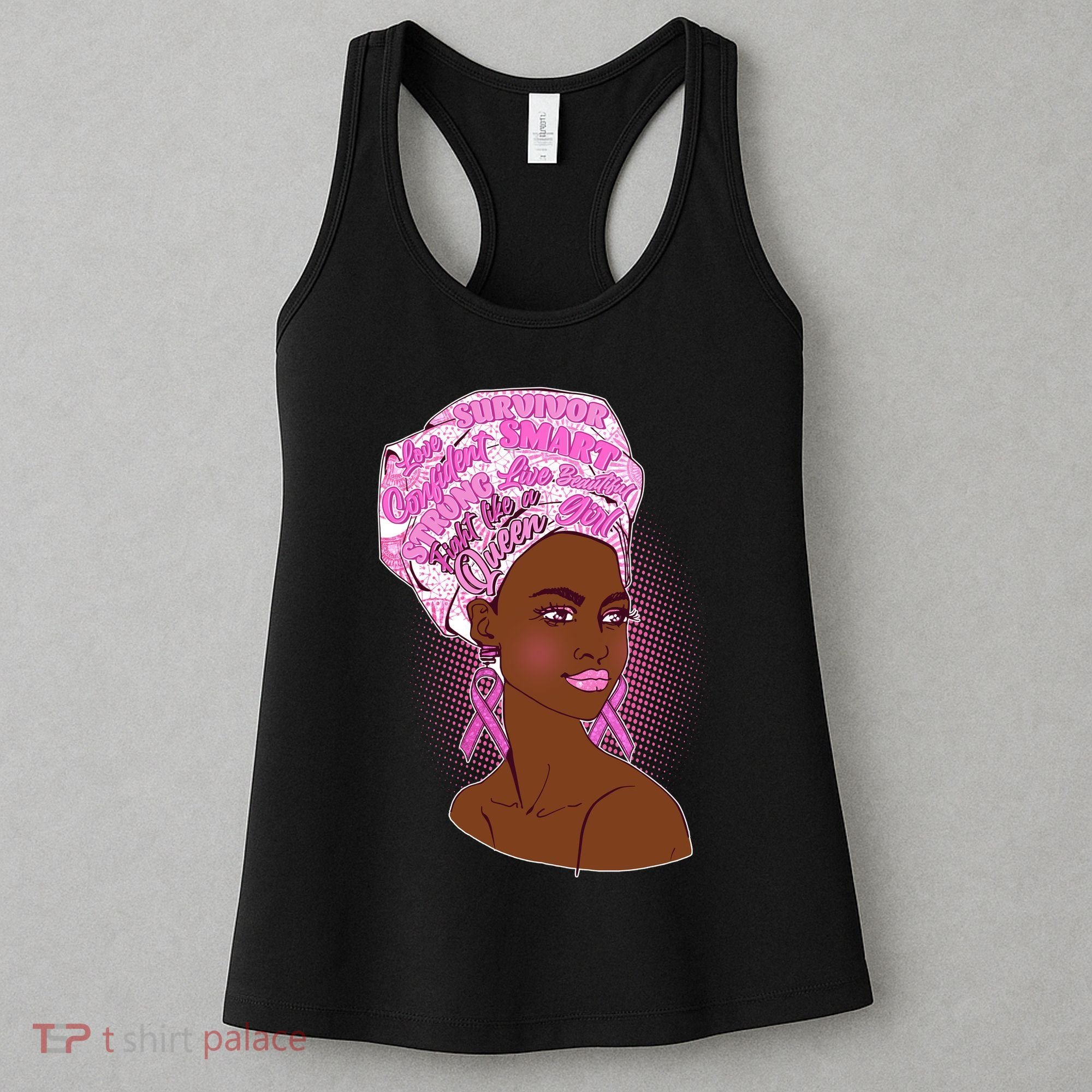 Fight Like A Queen Breast Cancer Awareness Women's Tank Top