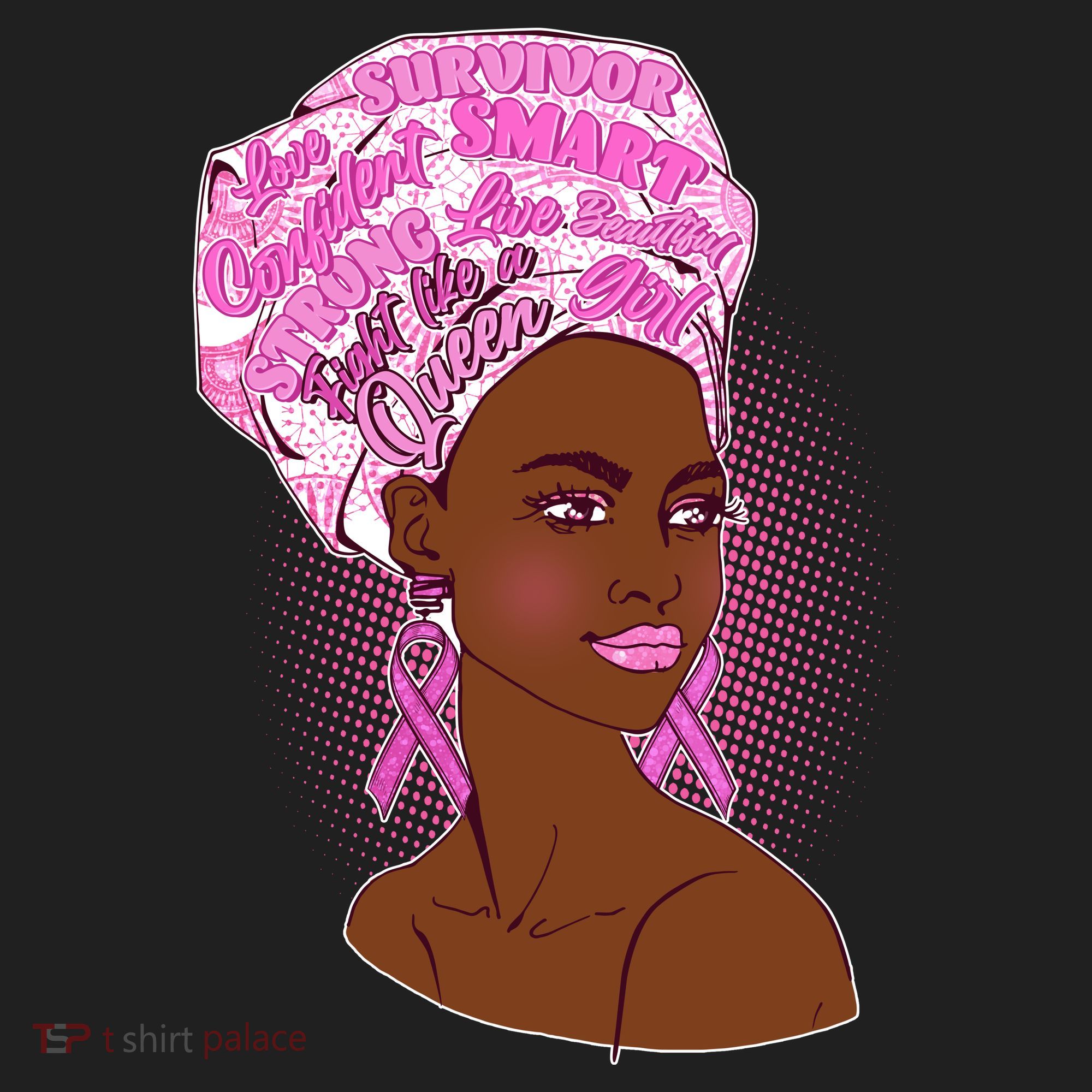 Fight Like A Queen Breast Cancer Awareness Hat