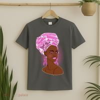 Fight Like A Queen Breast Cancer Awareness T-Shirt thumb 2