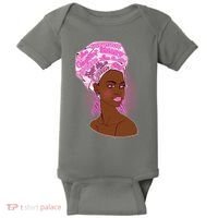 Fight Like A Queen Breast Cancer Awareness Baby Bodysuit thumb 0