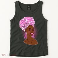 Fight Like A Queen Breast Cancer Awareness Tank Top thumb 2