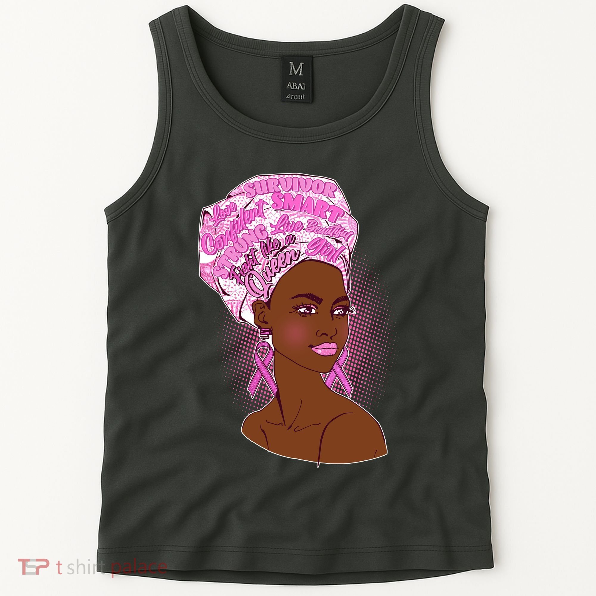 Fight Like A Queen Breast Cancer Awareness Tank Top