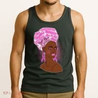 Fight Like A Queen Breast Cancer Awareness Tank Top thumb 3