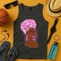 Fight Like A Queen Breast Cancer Awareness Tank Top thumb 4