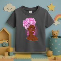 Fight Like A Queen Breast Cancer Awareness Toddler T-Shirt thumb 3