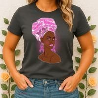 Fight Like A Queen Breast Cancer Awareness Women's T-Shirt thumb 2