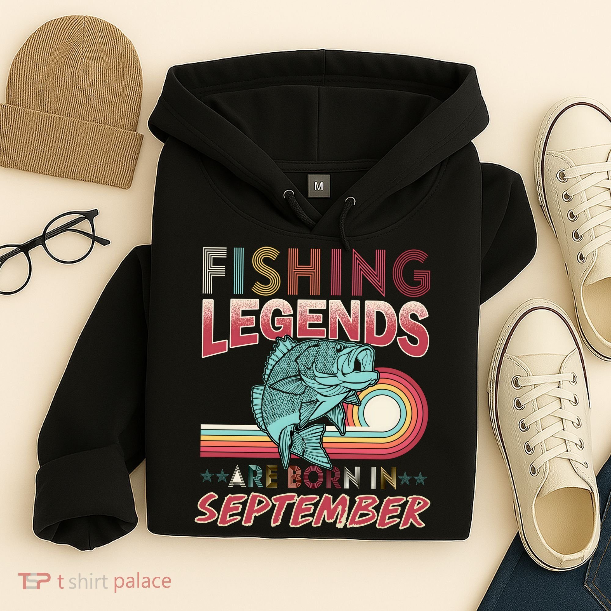Fishing Legends Are Born In September Hoodie