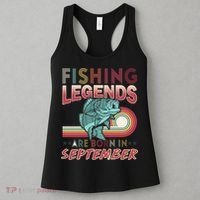 Fishing Legends Are Born In September Women's Tank Top thumb 3