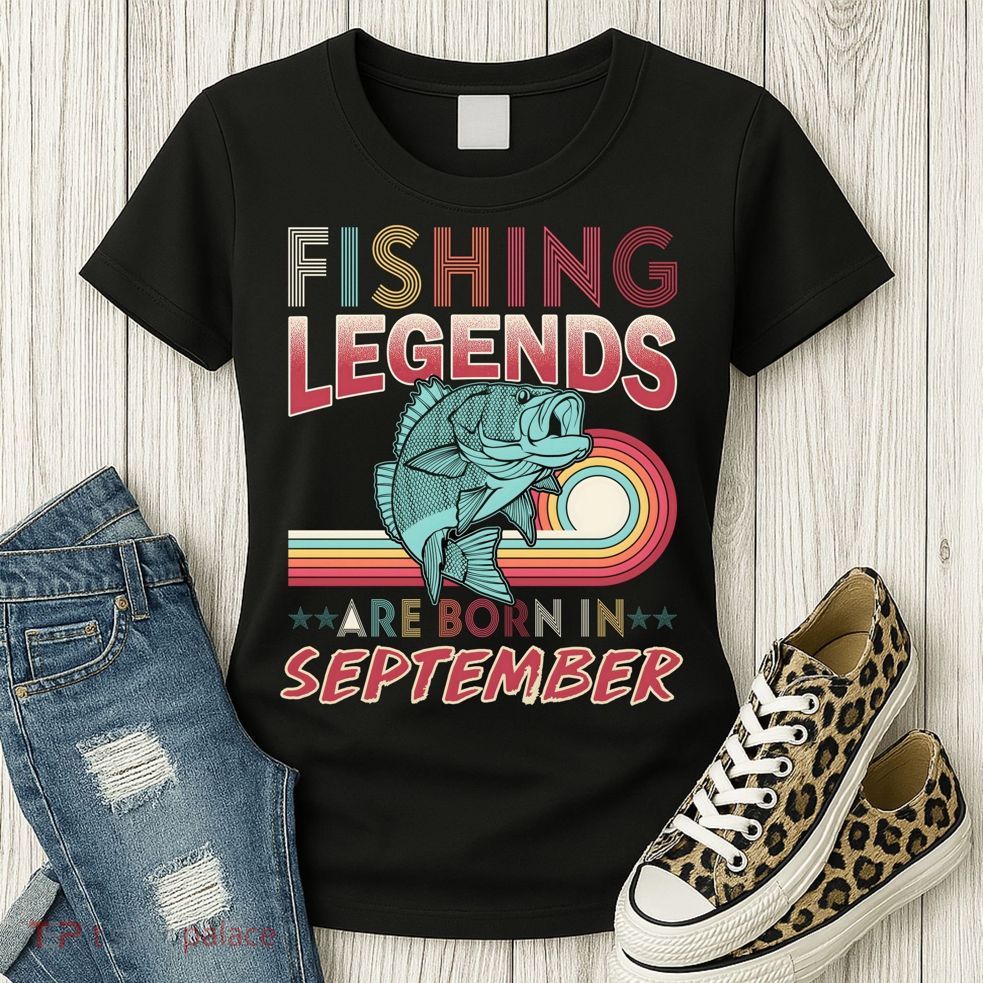 Fishing Legends Are Born In September Women's T-Shirt