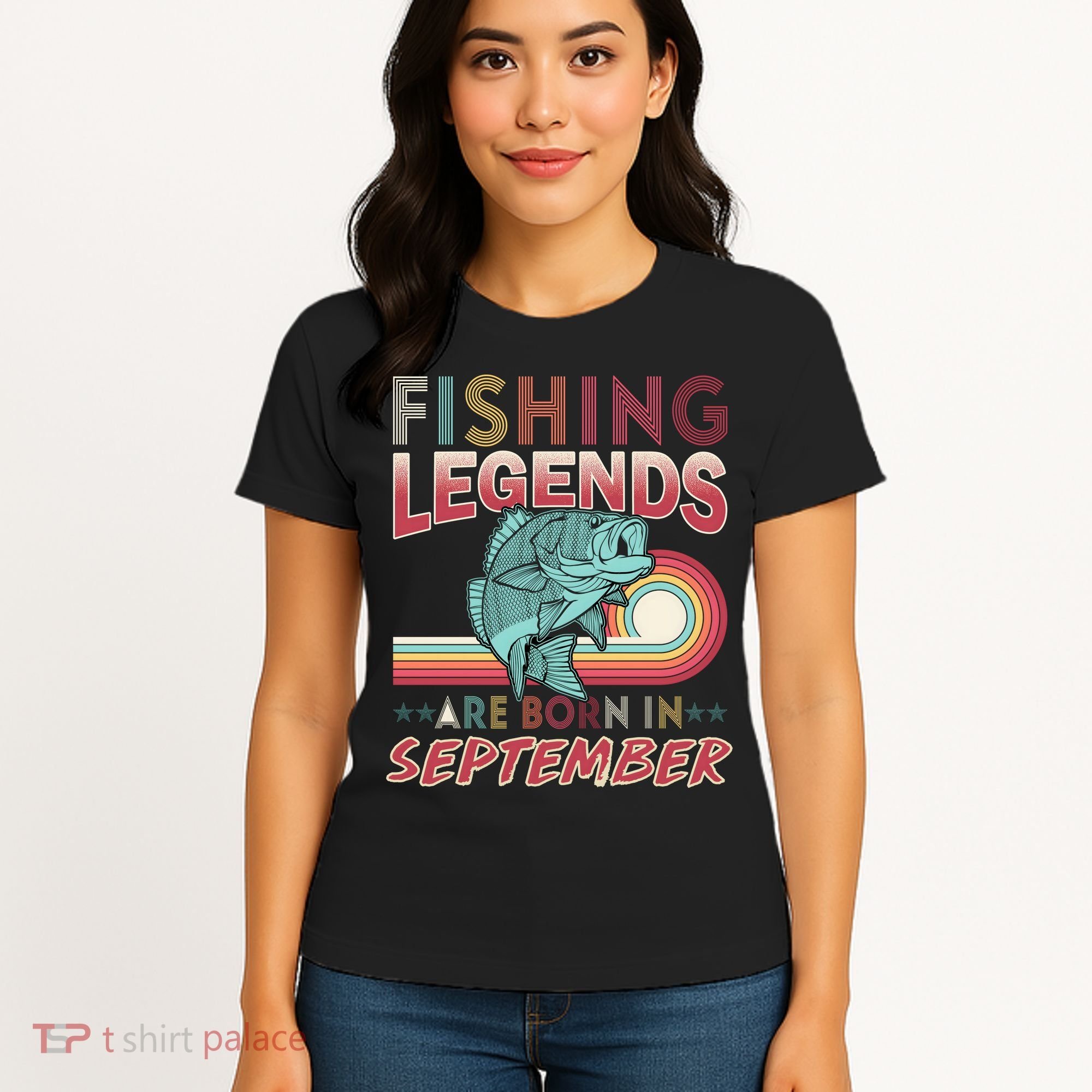 Fishing Legends Are Born In September Women's T-Shirt