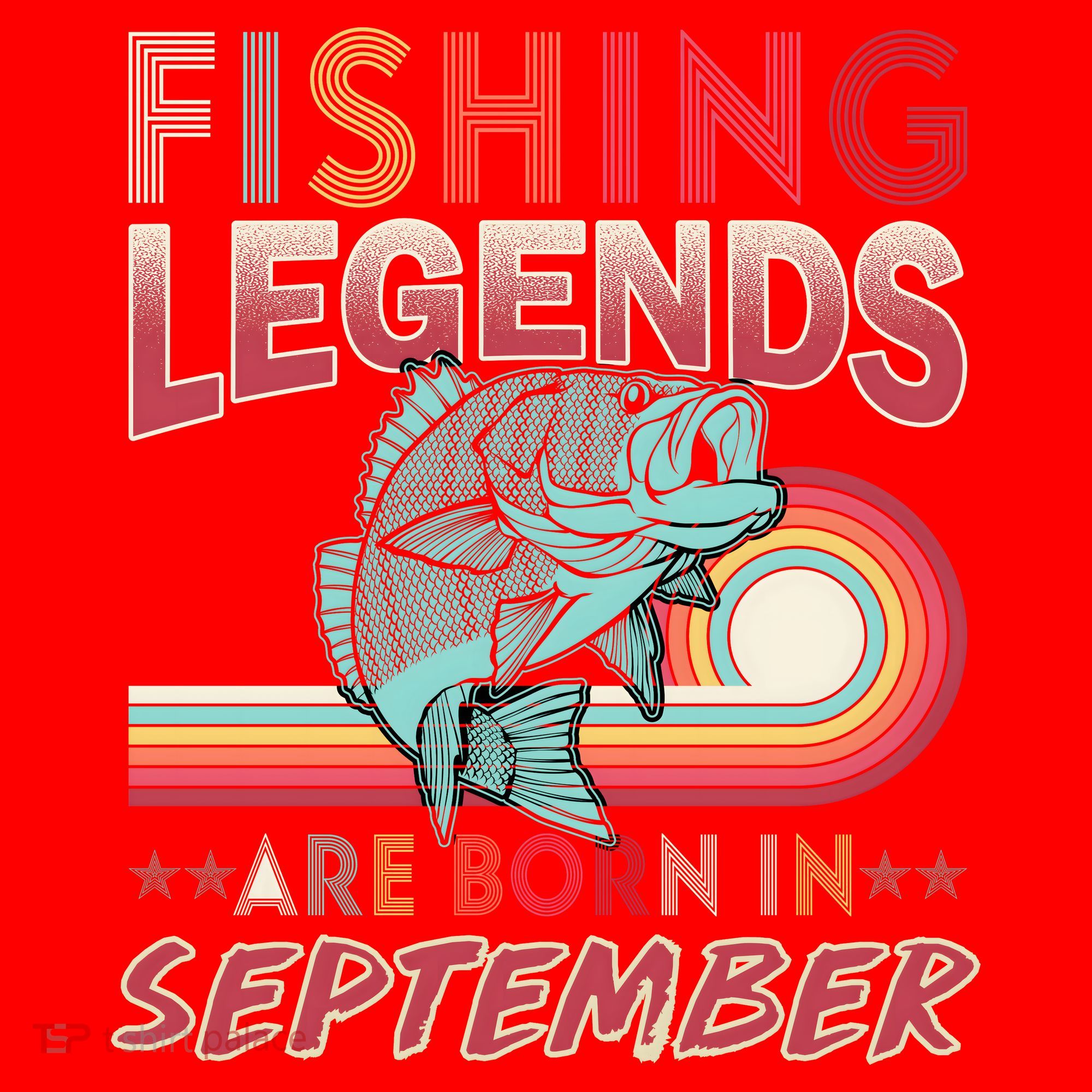 Fishing Legends Are Born In September Santa Hat