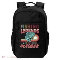 Fishing Legends Are Born In October Backpack thumb 0