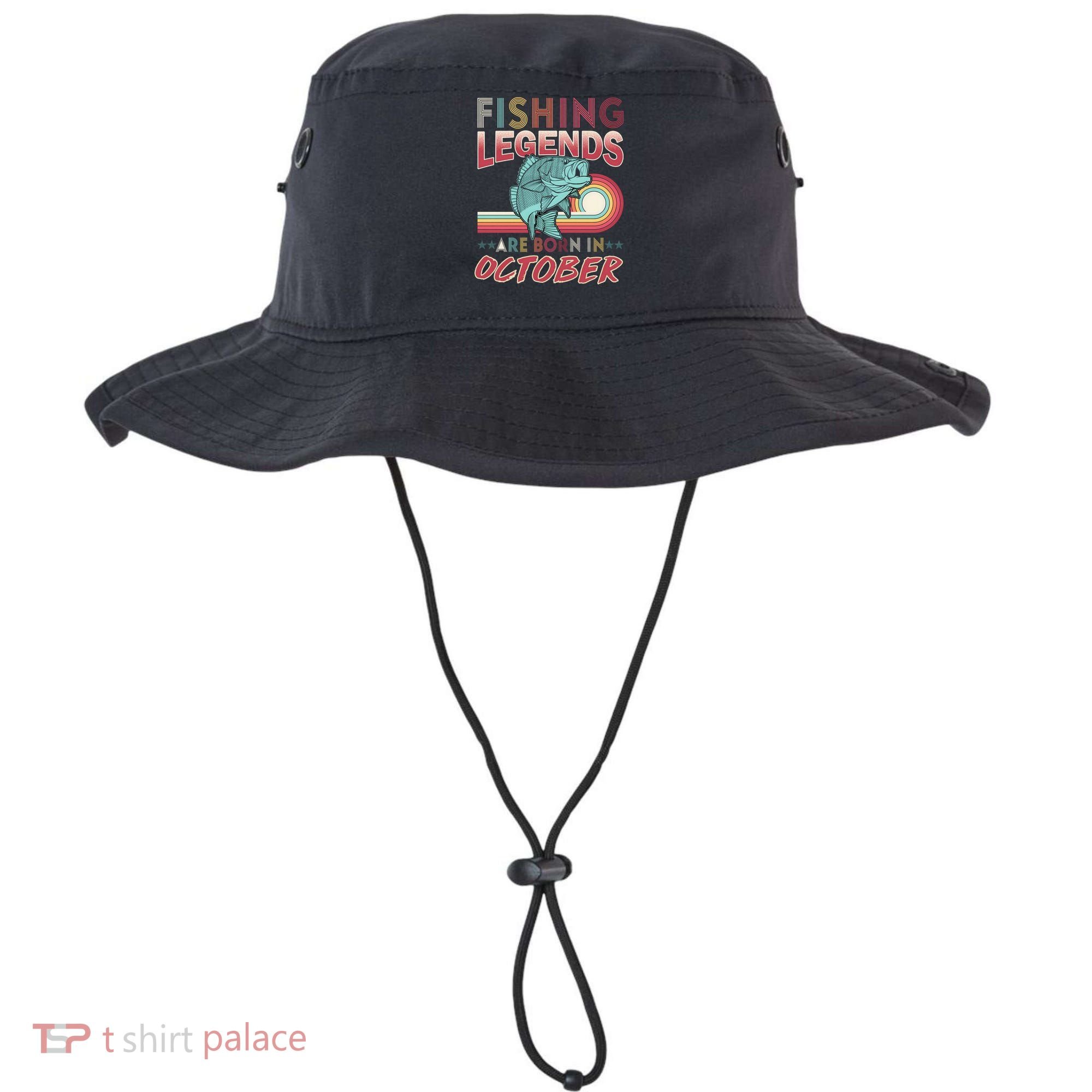 Fishing Legends Are Born In October Bucket Hat
