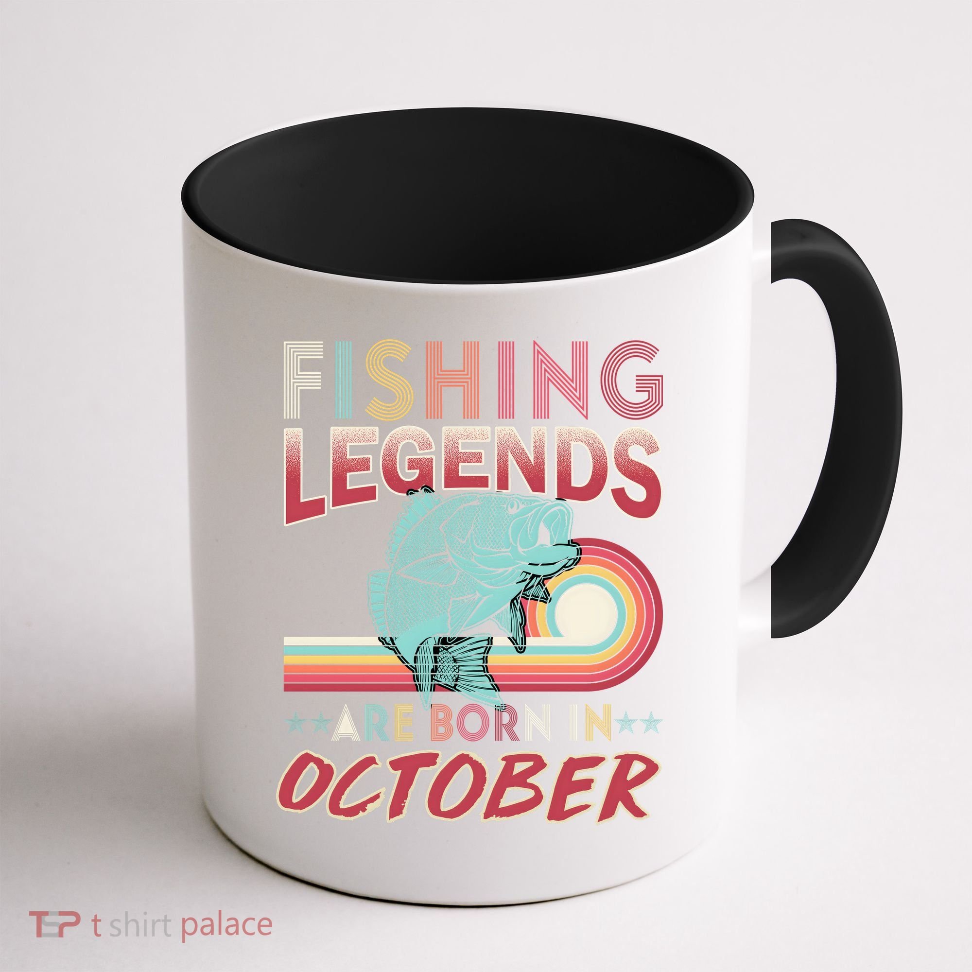 Fishing Legends Are Born In October Coffee Mug