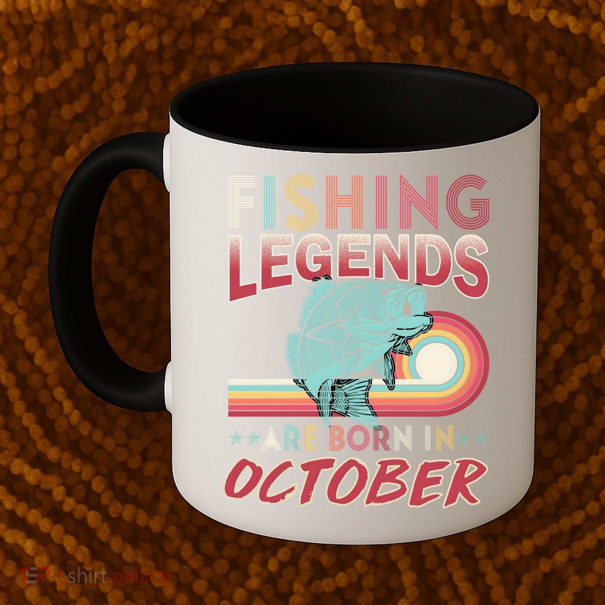 Fishing Legends Are Born In October Coffee Mug
