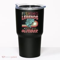Fishing Legends Are Born In October Tumbler thumb 0