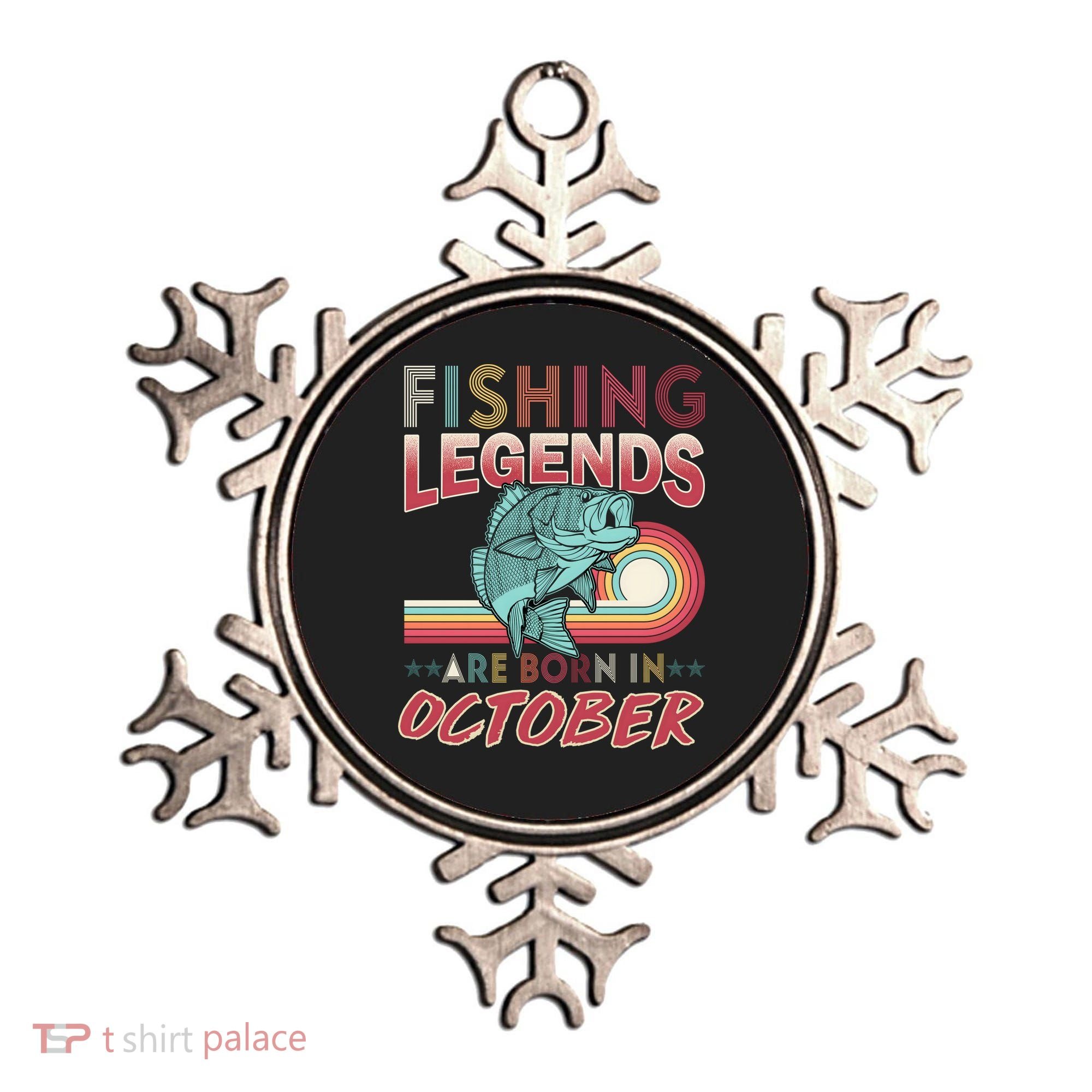 Fishing Legends Are Born In October Ornament