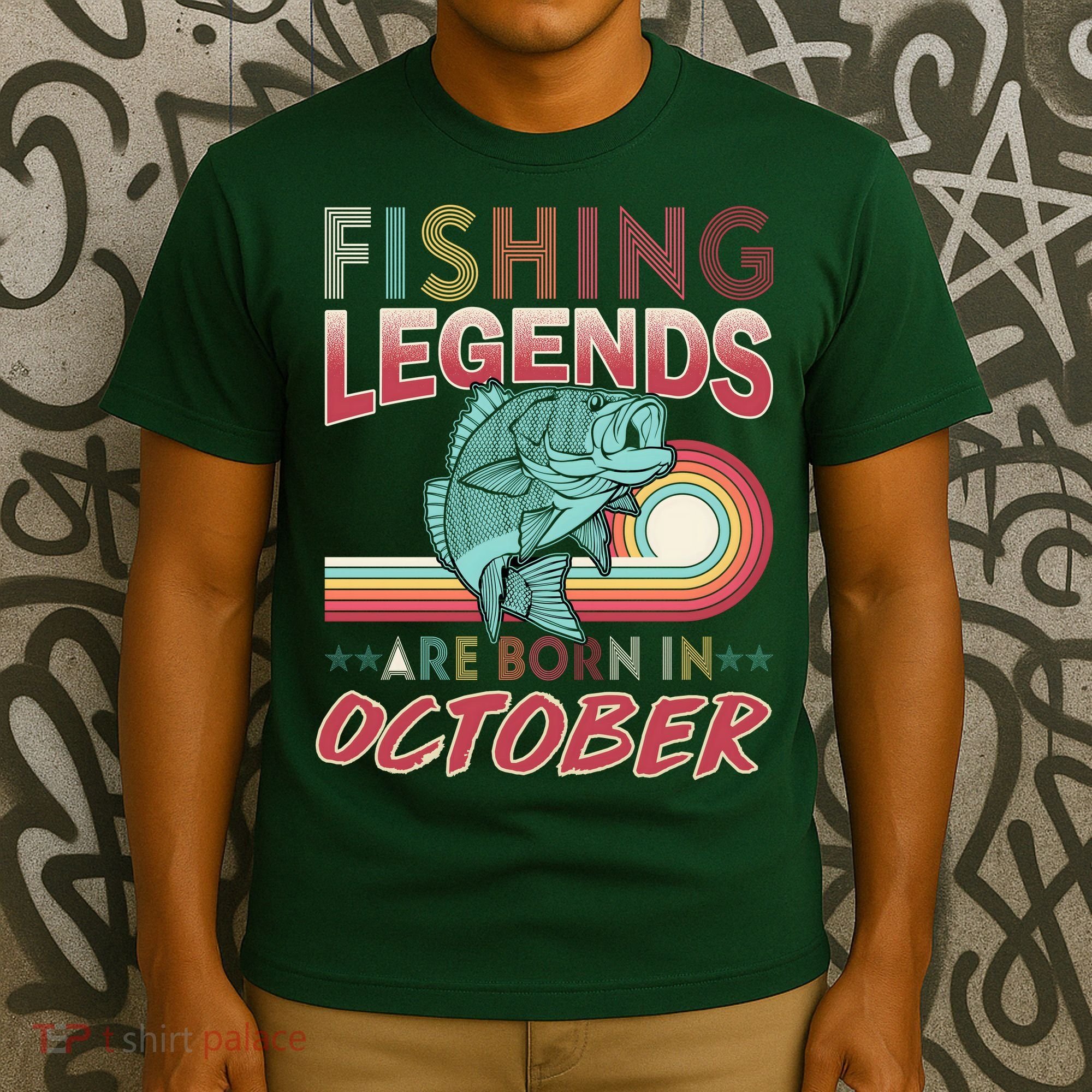 Fishing Legends Are Born In October T-Shirt