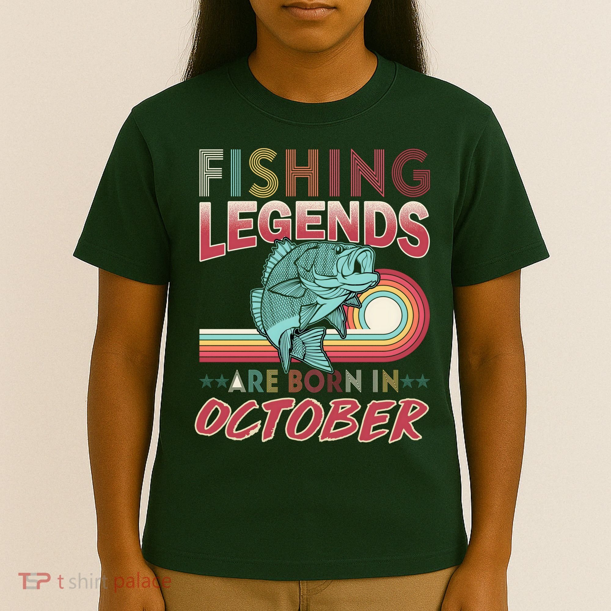 Fishing Legends Are Born In October T-Shirt