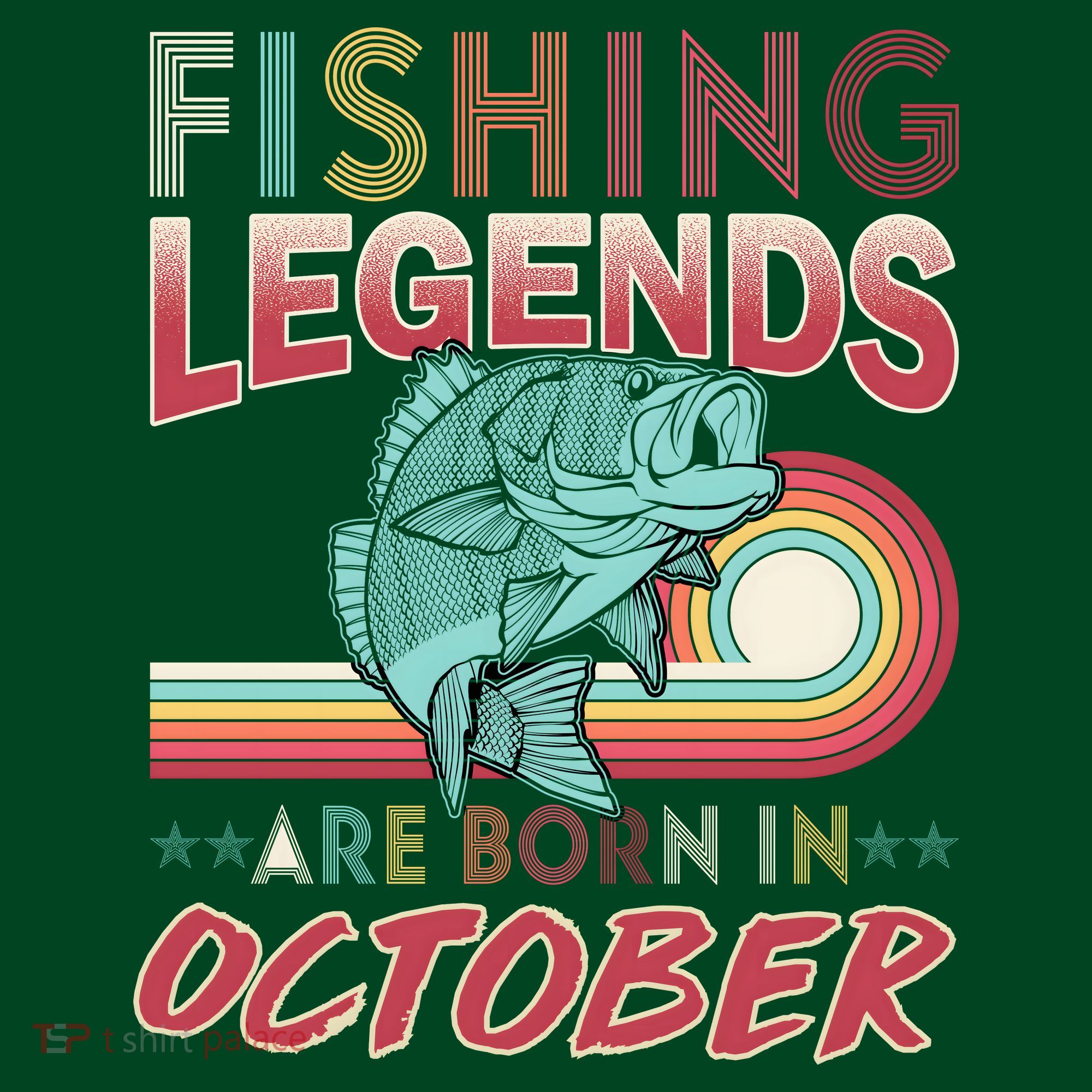 Fishing Legends Are Born In October Coaster