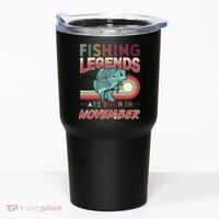 Fishing Legends Are Born In November Tumbler thumb 0