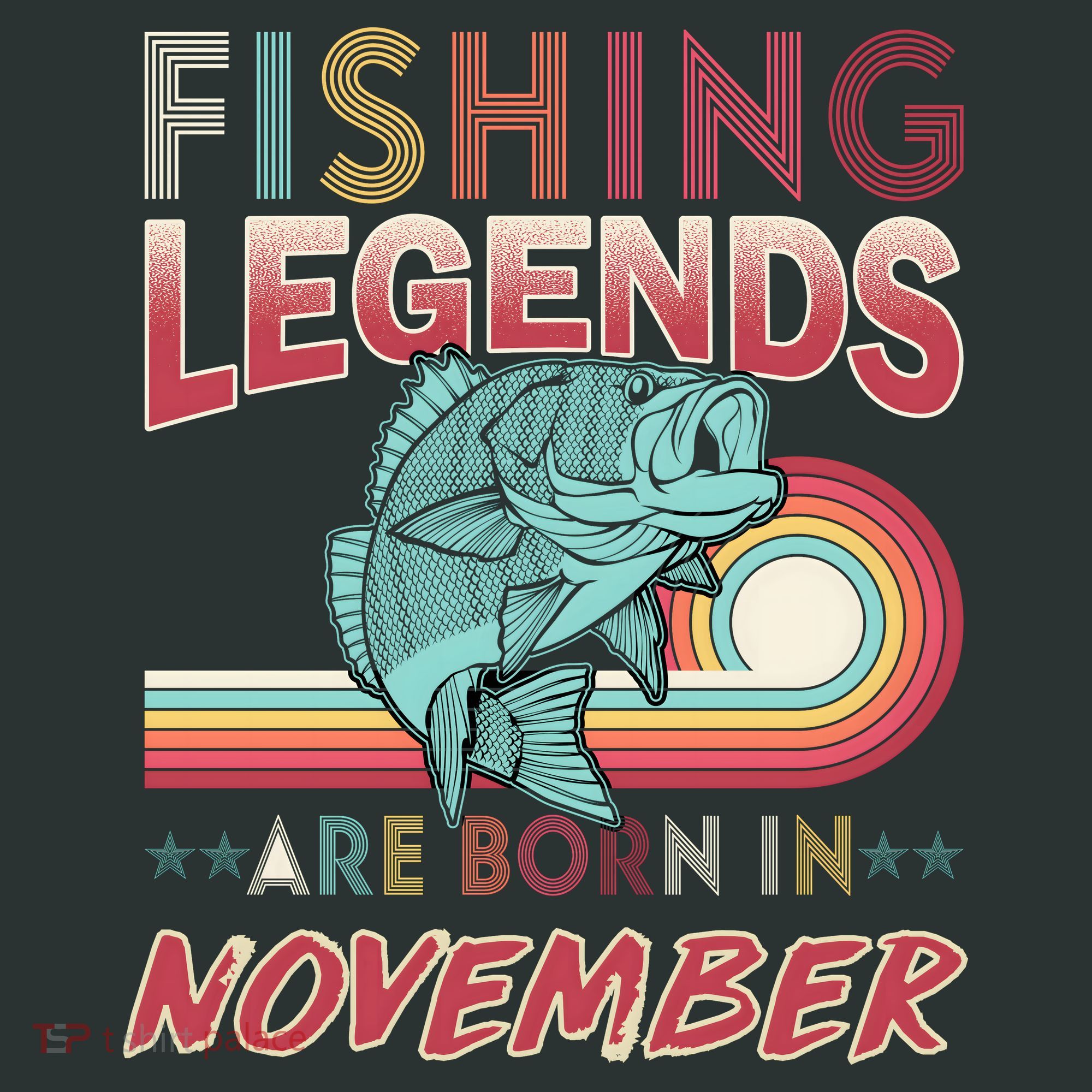 Fishing Legends Are Born In November Mousepad