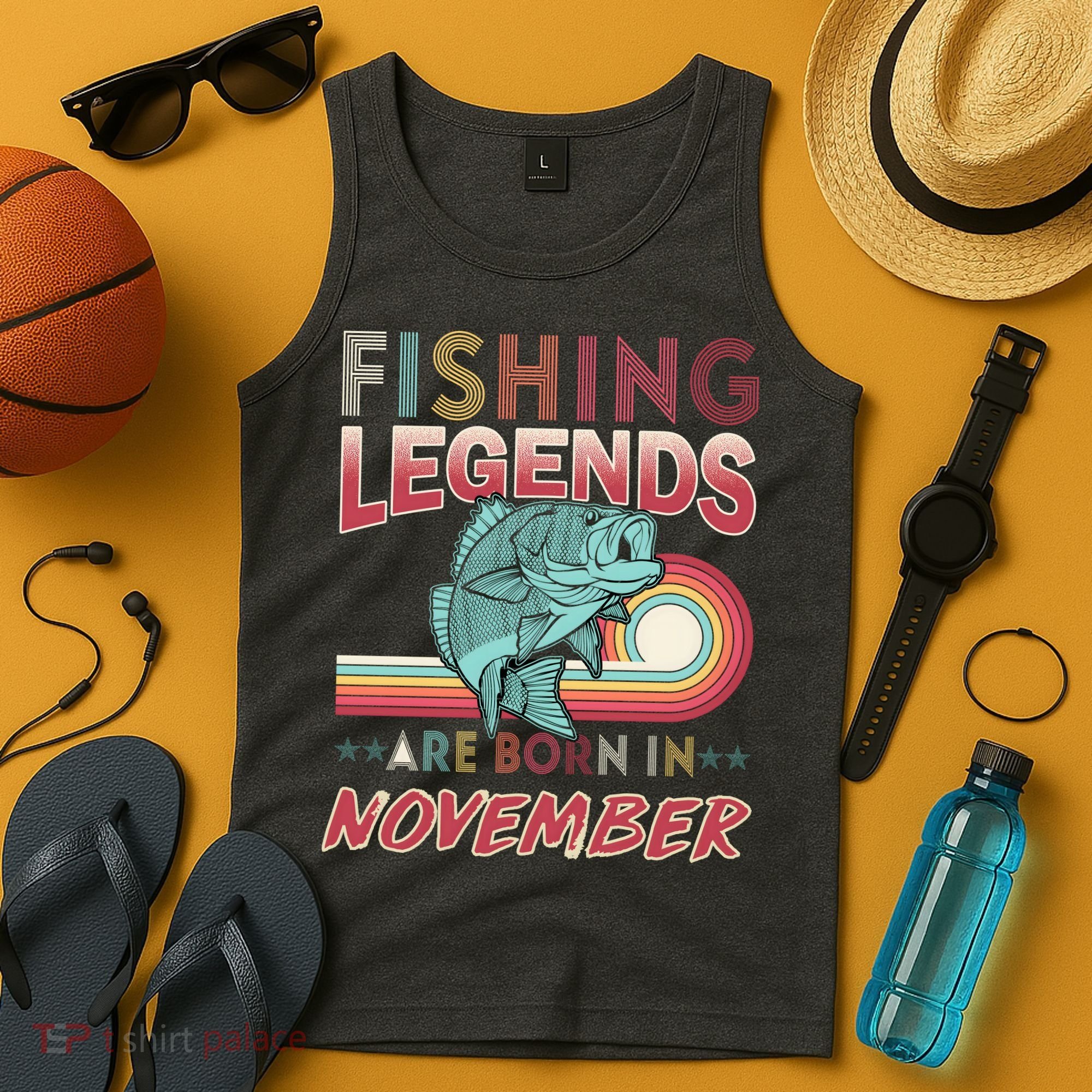 Fishing Legends Are Born In November Tank Top