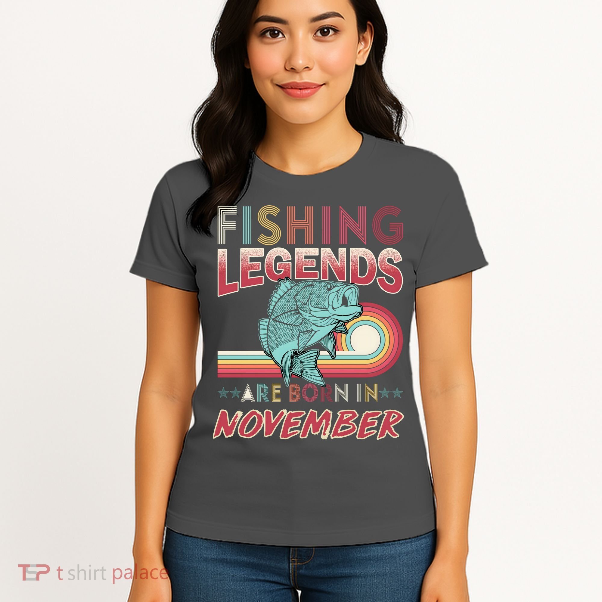 Fishing Legends Are Born In November Women's T-Shirt