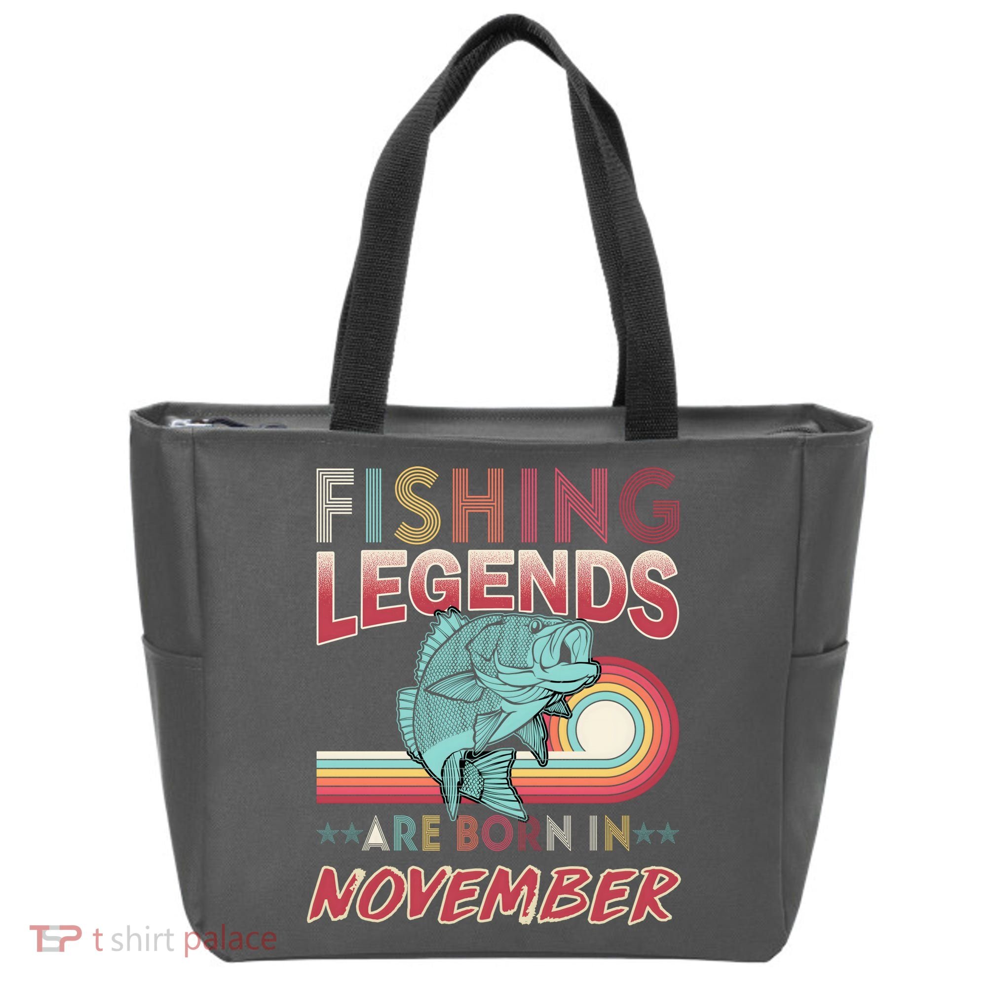 Fishing Legends Are Born In November Tote Bag