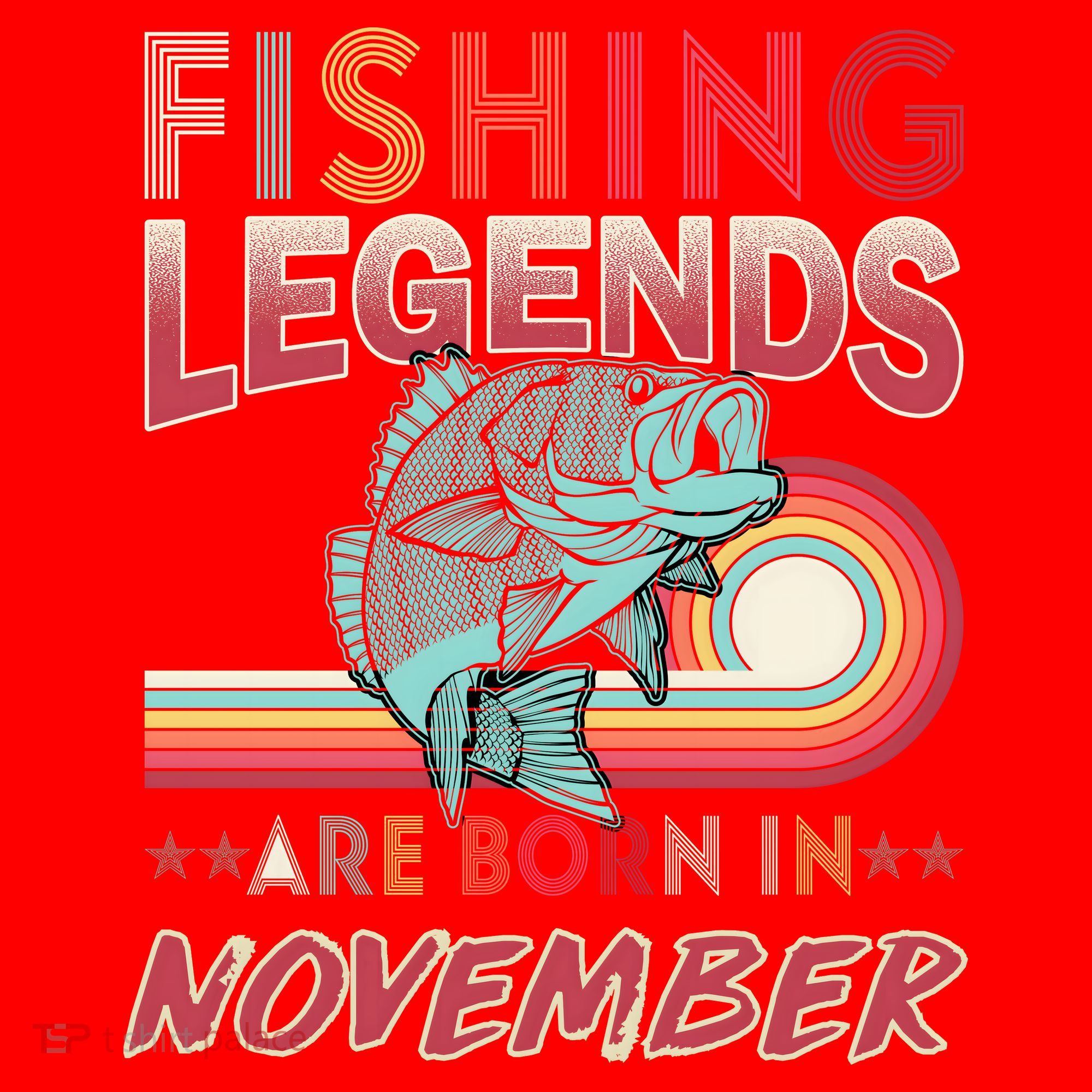 Fishing Legends Are Born In November Santa Hat