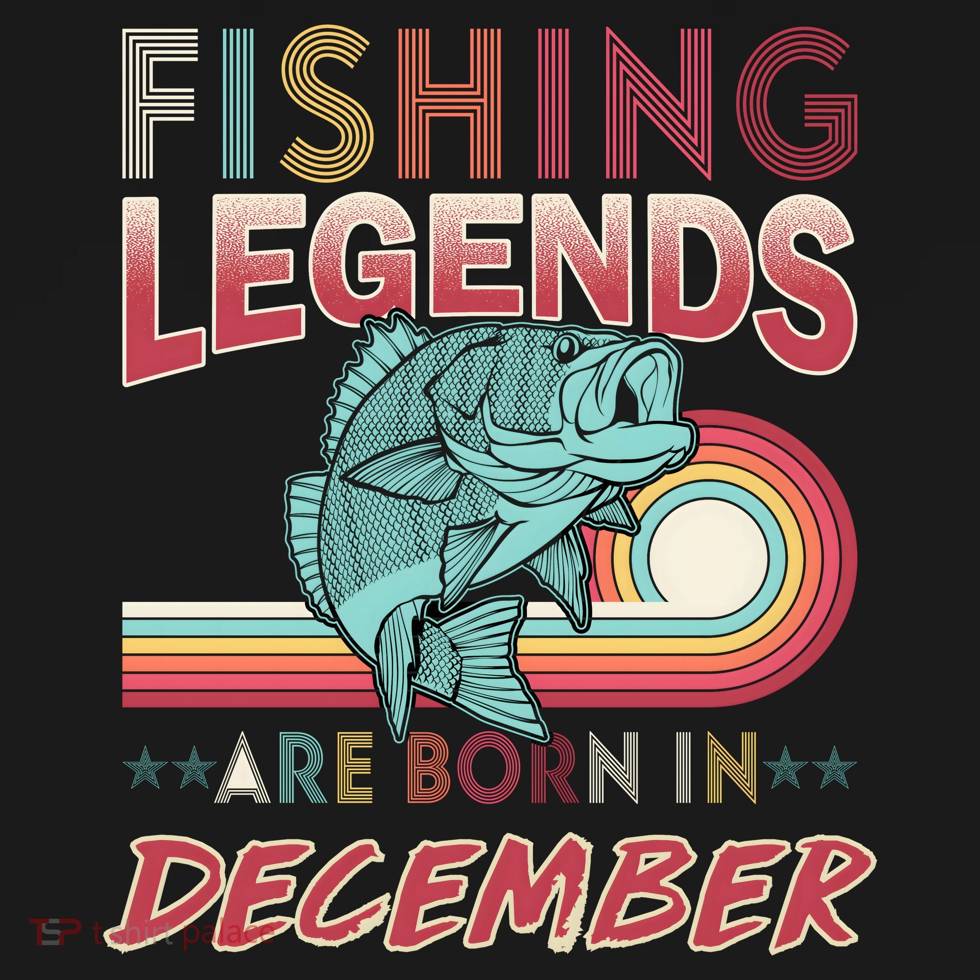 Fishing Legends Are Born In December Apron