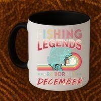 Fishing Legends Are Born In December Coffee Mug thumb 2