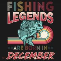 Fishing Legends Are Born In December Women's Hoodie thumb 2