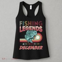 Fishing Legends Are Born In December Women's Tank Top thumb 3
