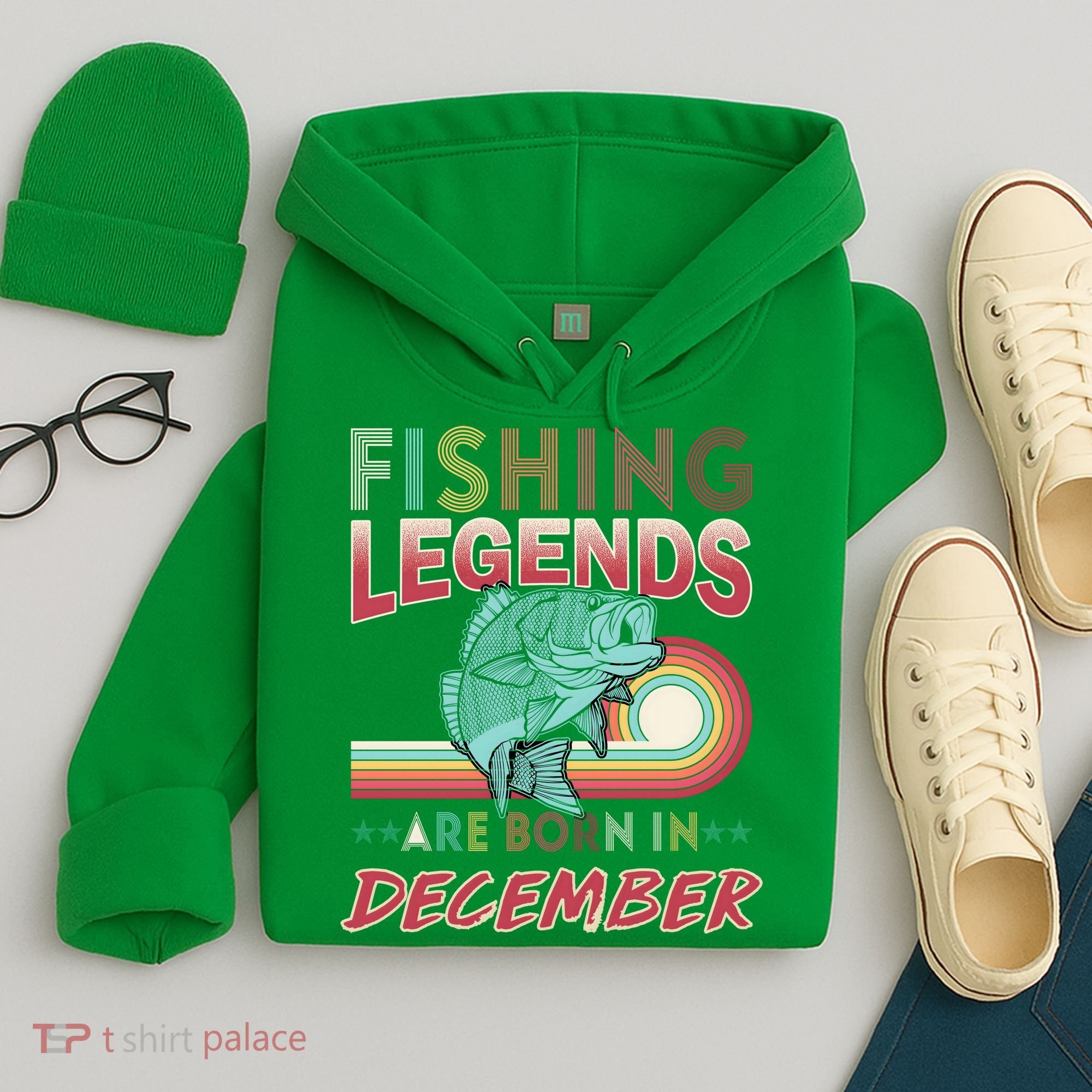 Fishing Legends Are Born In December Hoodie
