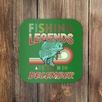 Fishing Legends Are Born In December Coaster thumb 0