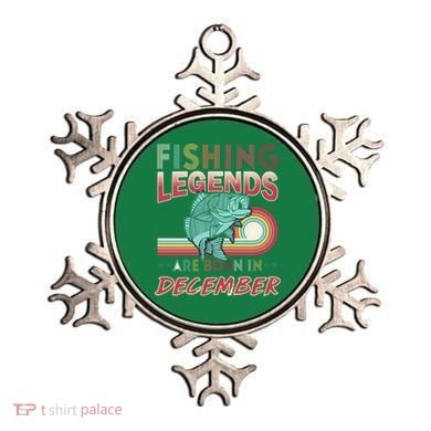 Fishing Legends Are Born In December Ornament