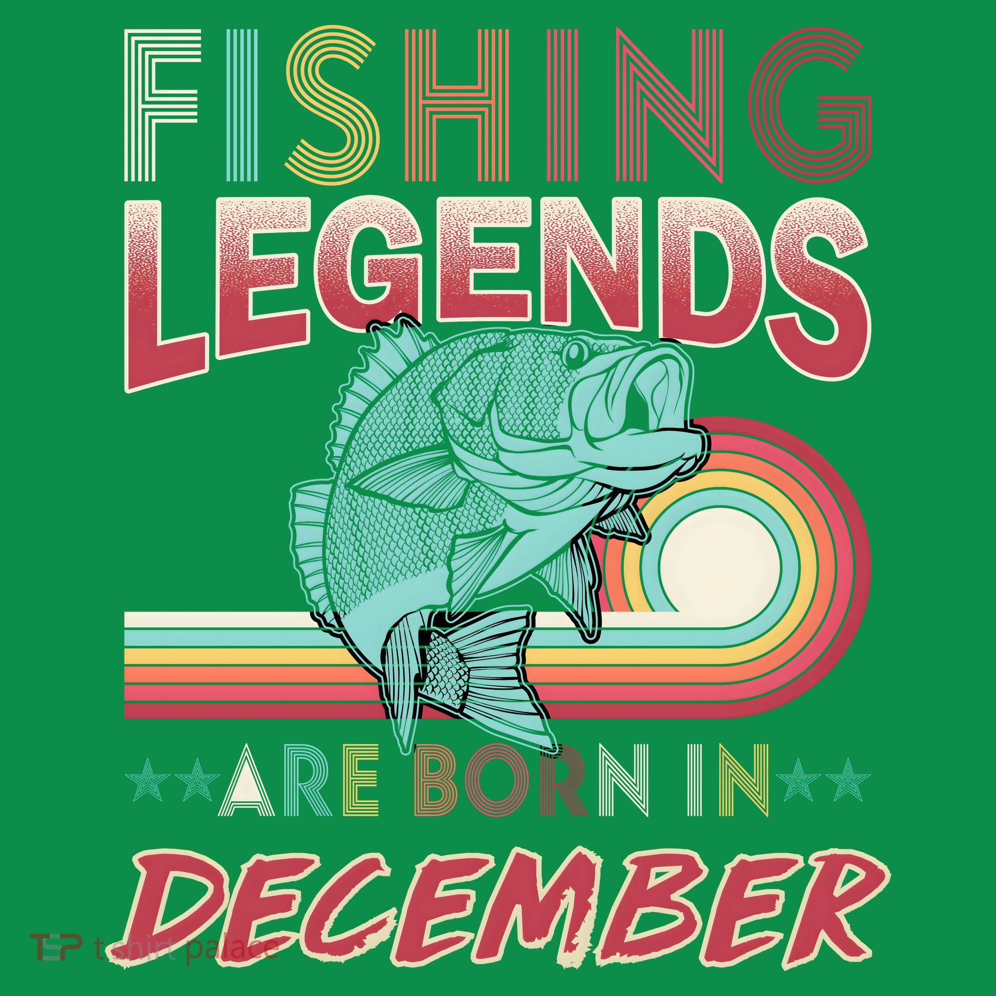Fishing Legends Are Born In December Ornament
