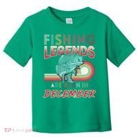 Fishing Legends Are Born In December Toddler T-Shirt thumb 0