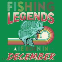 Fishing Legends Are Born In December Toddler T-Shirt thumb 4