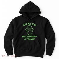 Funny Leprechaun Amateur Sketch Meme Irish St Patricks Day Hoodie thumb 0