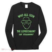 Funny Leprechaun Amateur Sketch Meme Irish St Patricks Day Long Sleeve Shirt thumb 0