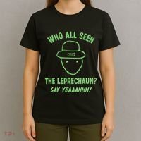 Funny Leprechaun Amateur Sketch Meme Irish St Patricks Day T-Shirt thumb 4