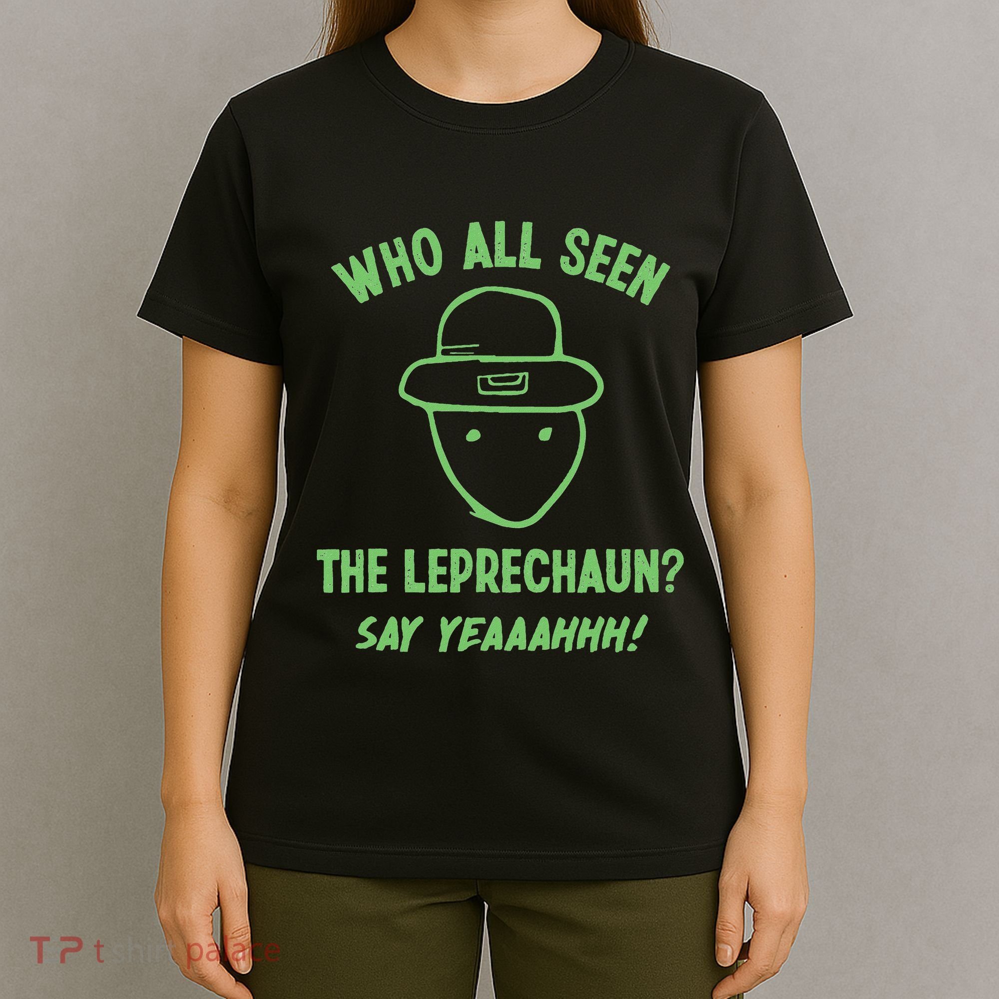 Funny Leprechaun Amateur Sketch Meme Irish St Patricks Day T-Shirt