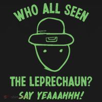 Funny Leprechaun Amateur Sketch Meme Irish St Patricks Day Women's Hoodie thumb 2
