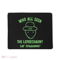 Funny Leprechaun Amateur Sketch Meme Irish St Patricks Day Mousepad thumb 0