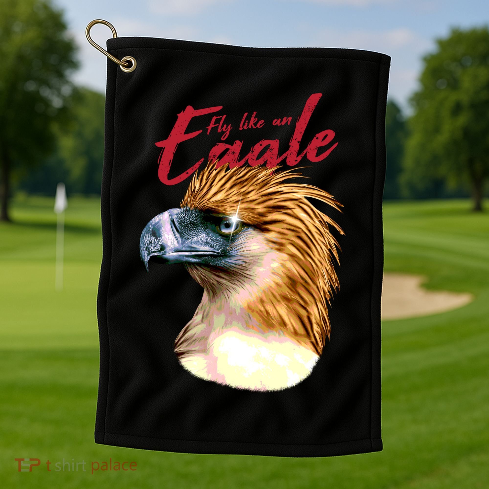 Fly Like An Eagle Golf Towel