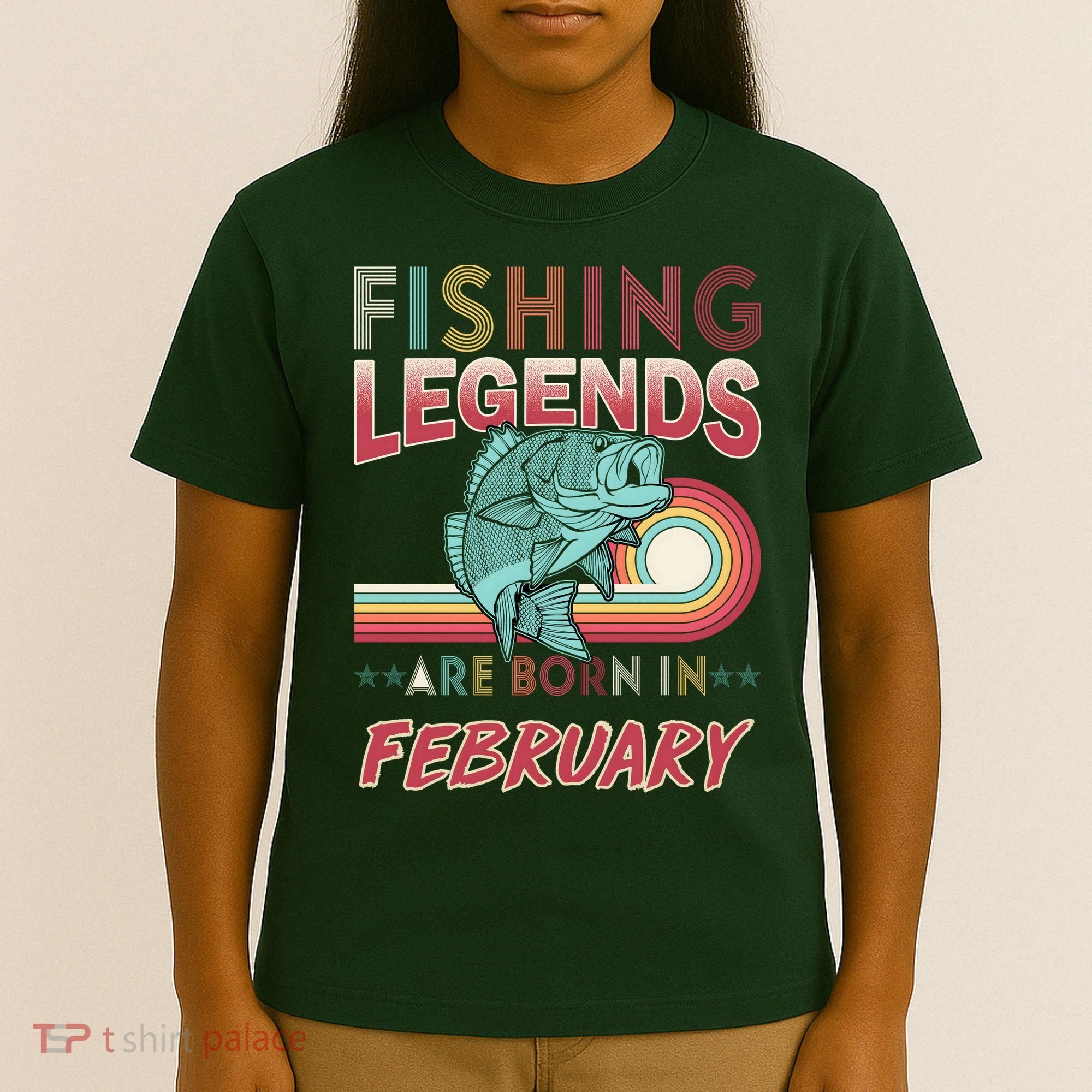 Fishing Legends Are Born In February T-Shirt