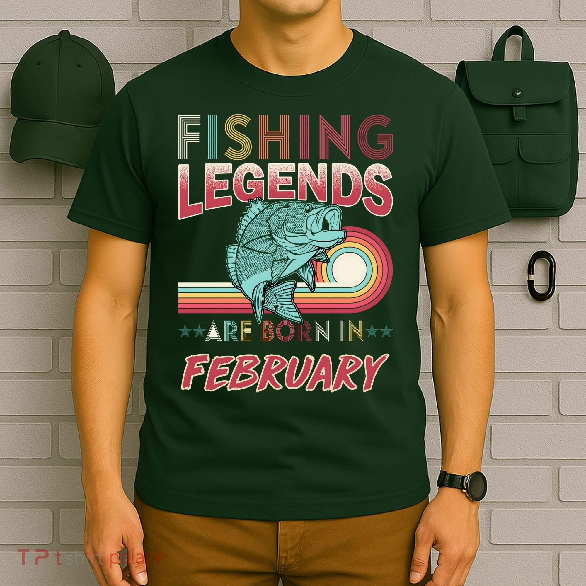 Fishing Legends Are Born In February T-Shirt